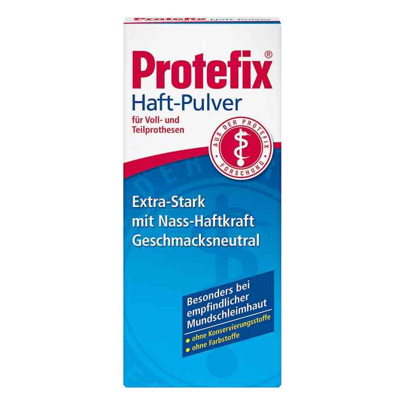 Protefix proszek mocujący do protez 50 g od Queisser Pharma GmbH & Co. KG PZN 01381004