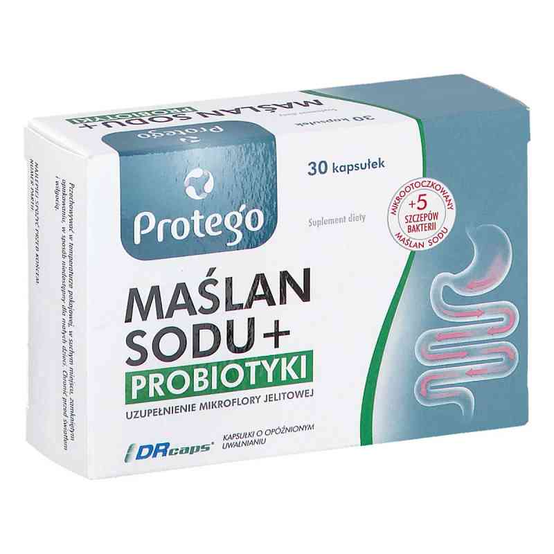 Protego Maślan Sodu + Probiotyki kapsułki 30  od KOMARKO SP. Z O.O. PZN 08306436