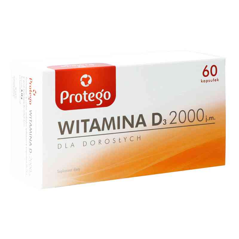 Protego Witamina D 2000 60  od PRODUKCYJNO-HANDL.PRZED.FARMAC.CURTIS HEALTHCARE S PZN 08300994