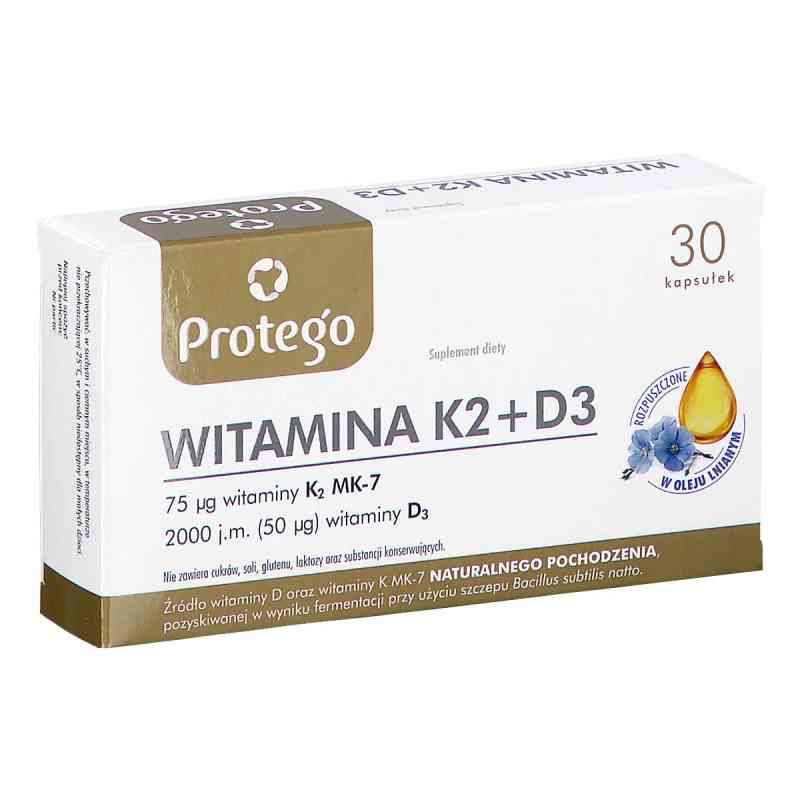 Protego Witamina K2 + D3 kapsułki 30  od BIOTICOM PZN 08305948