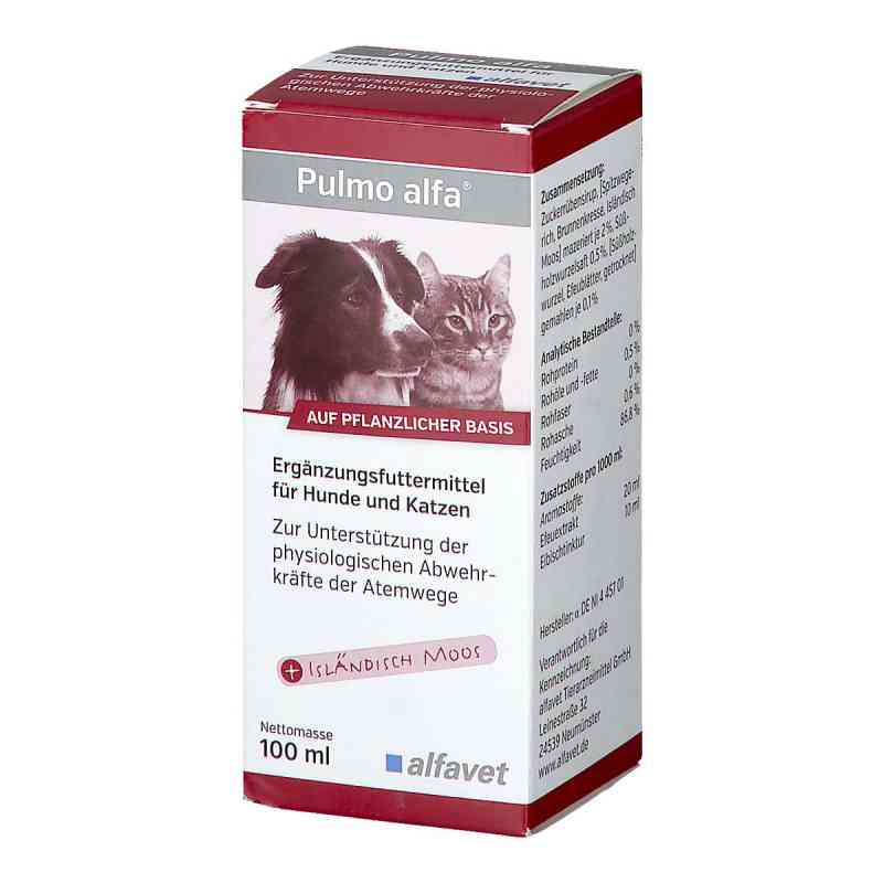 Pulmo Alfa F r Hunde Und Katzen 100 Ml Apteka Internetowa Apo 