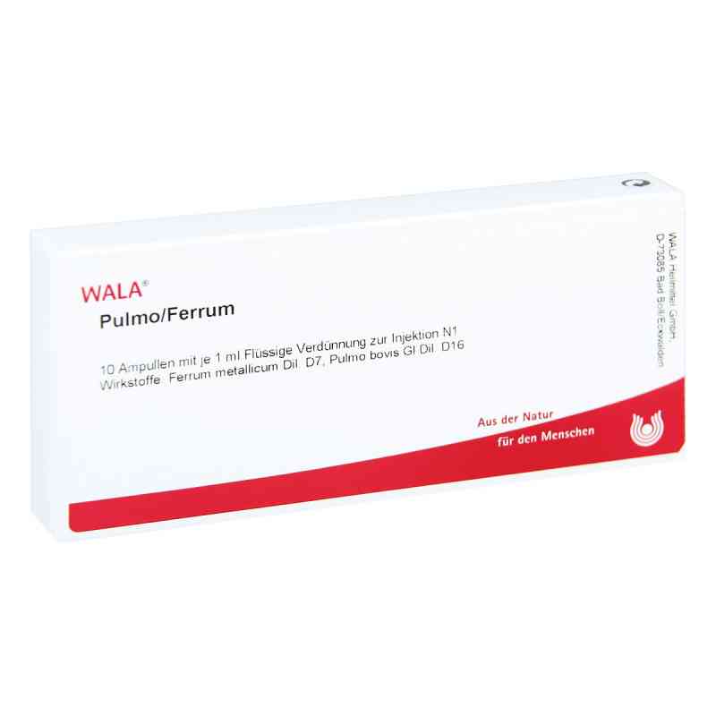Pulmo/ Ferrum ampułki 10X1 ml od WALA Heilmittel GmbH PZN 02086483