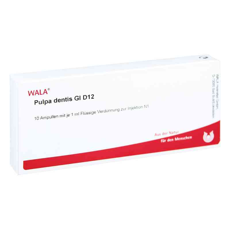 Pulpa Dentis Gl D 12 Amp. 10X1 ml od WALA Heilmittel GmbH PZN 03354715