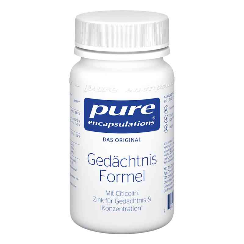 Pure Encapsulations Kapsułki Formuła Pamięci 60 szt. od pro medico GmbH PZN 18671456