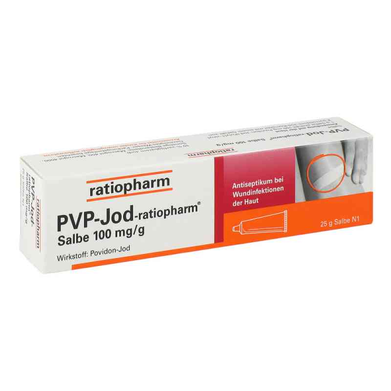 PVP Jod ratiopharm maść na rany 25 g od ratiopharm GmbH PZN 07260425