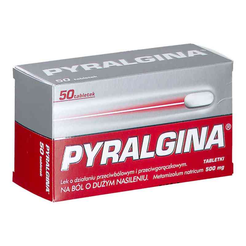 Pyralgina tabletki 50  od ZAKŁADY FARMACEUTYCZNE POLPHARMA S.A. PZN 08301701