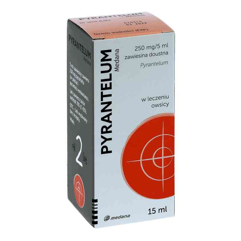 Pyrantelum Medana zawiesina doustna 0,25g/5ml 15 ml od MEDANA PHARMA SPÓŁKA AKCYJNA PZN 08300039