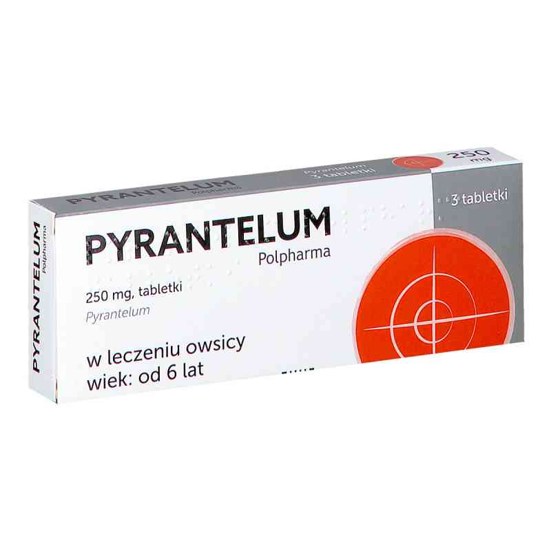 Pyrantelum Polpharma 250 mg tabletki 3  od ZAKŁADY FARMACEUTYCZNE POLPHARMA S.A. PZN 08301283