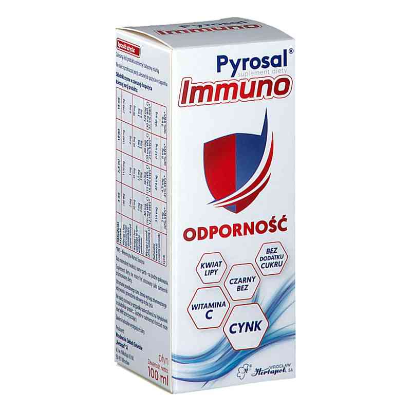 Pyrosal Immuno płyn 100 ml od WROCŁAWSKIE ZAKŁADY ZIELARSKIE 