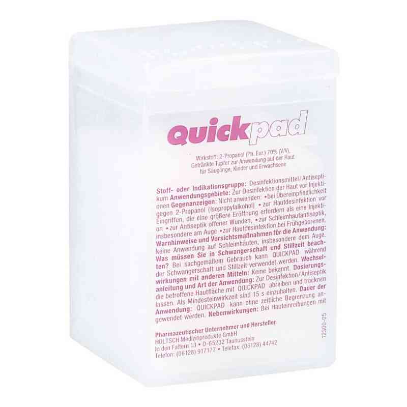 Quickpad Alkohol Tupfer Spender 150 szt. od HOLTSCH Medizinprodukte GmbH PZN 00177589