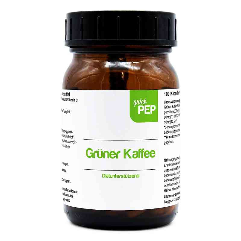 Quickpep Grüner Kaffee kapsułki 100 szt. od ALLPHARM Vertriebs GmbH PZN 10346892