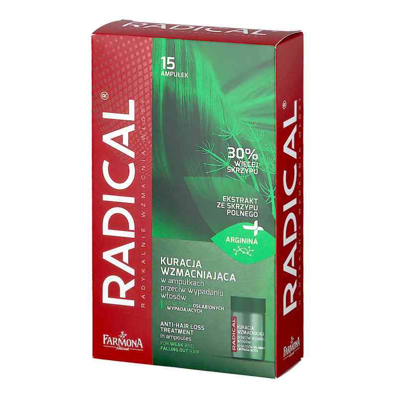 Radical kuracja wzmacniająca w ampułkach 15  od LABORATORIUM KOSMETYKÓW NATURALN PZN 08300797