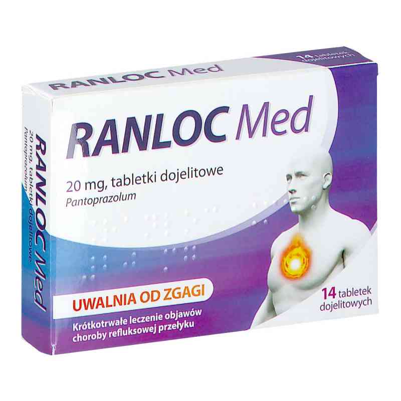 Ranloc Med tabletki 14  od RANBAXY IRELAND LTD. PZN 08302779