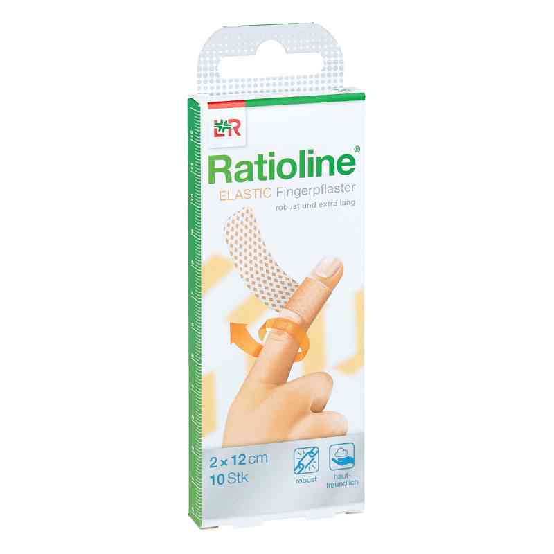 Ratioline elastic 2x12cm opatrunek na palce 10 szt. od Lohmann & Rauscher GmbH & Co.KG PZN 01805349