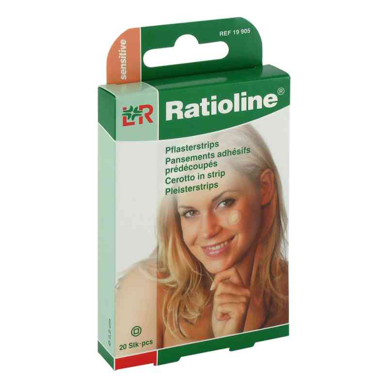 Ratioline sensitive Pflasterstrips rund 20 szt. od Lohmann & Rauscher GmbH & Co.KG PZN 01805289