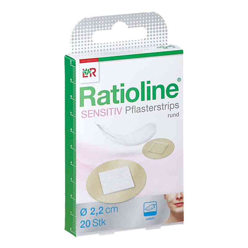 Ratioline sensitive Pflasterstrips rund 20 szt. od Lohmann & Rauscher GmbH & Co.KG PZN 01805289