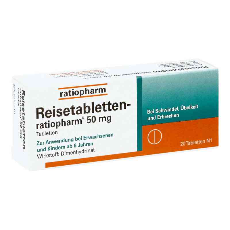 Ratiopharm choroba lokomocyjna tabletki 20 szt. od ratiopharm GmbH PZN 07372118