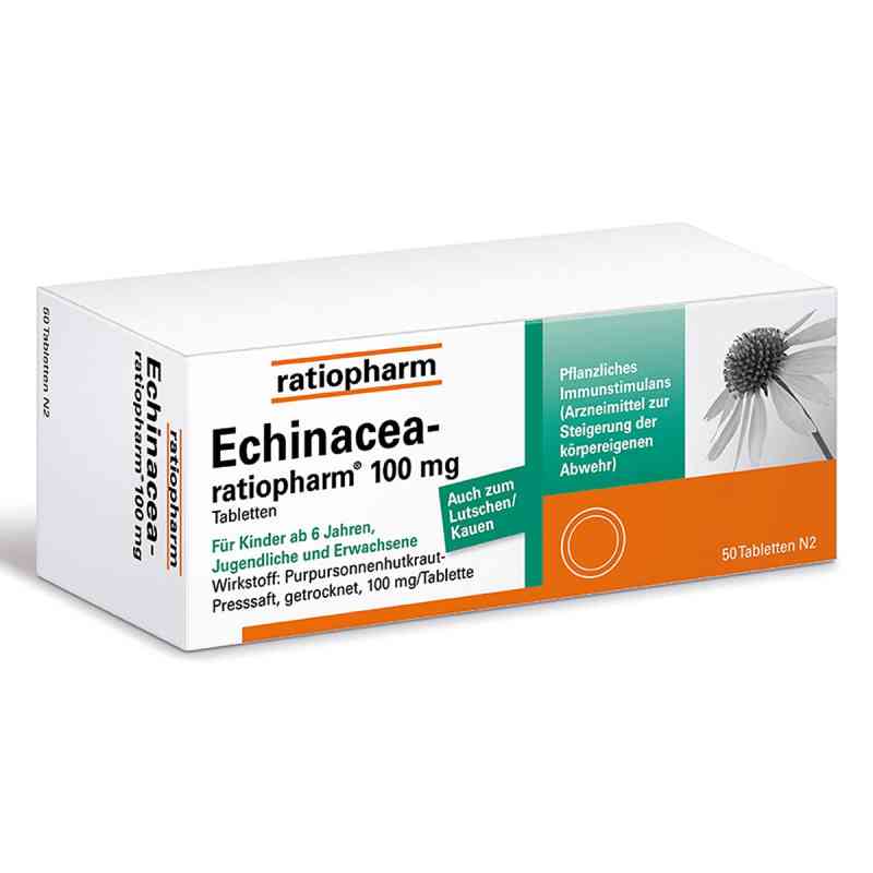 Ratiopharm Echinacea 100 mg tabletki 50 szt. od ratiopharm GmbH PZN 03927157