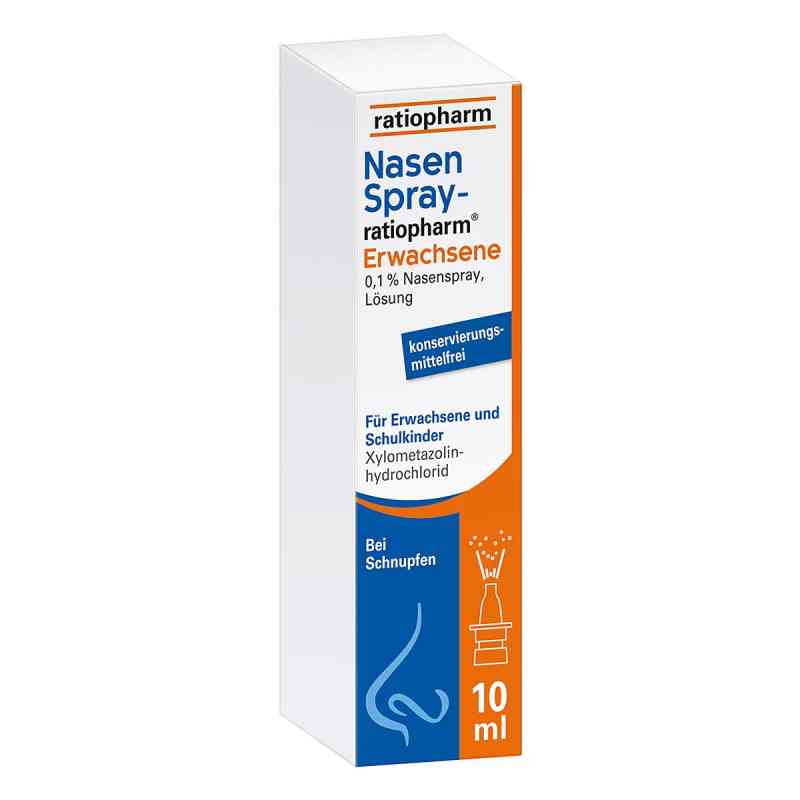 Ratiopharm Spray do nosa dla dorosłych 10 ml od ratiopharm GmbH PZN 00999831