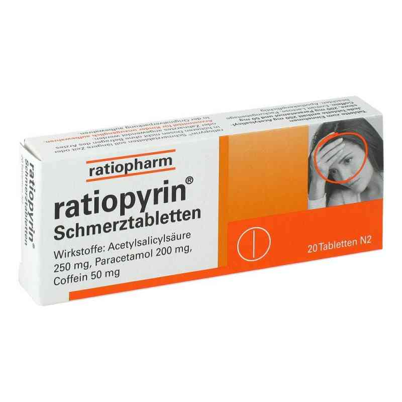 Ratiopyrin tabletki 20 szt. od ratiopharm GmbH PZN 07686182