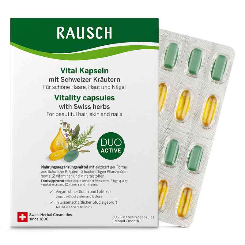 Rausch Vital Kapseln M.schweizer Kräuter 1 Monat 30X2 szt. od RAUSCH (Deutschland) GmbH PZN 19508132