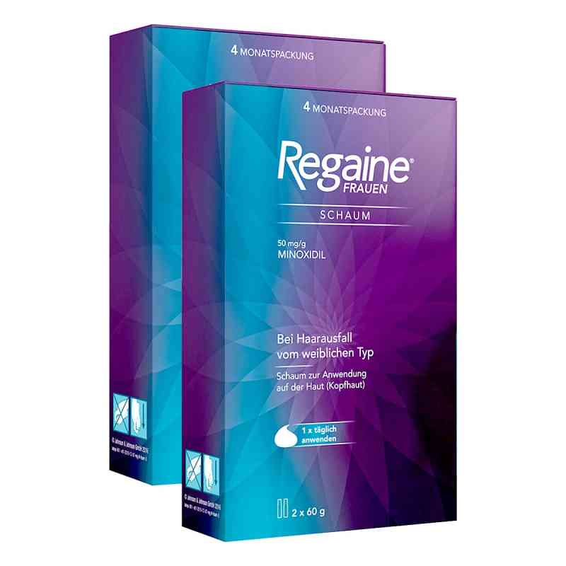 Regaine Frauen Schaum 50 mgg 4x60 g od Kenvue Germany GmbH (OTC) PZN 08100724