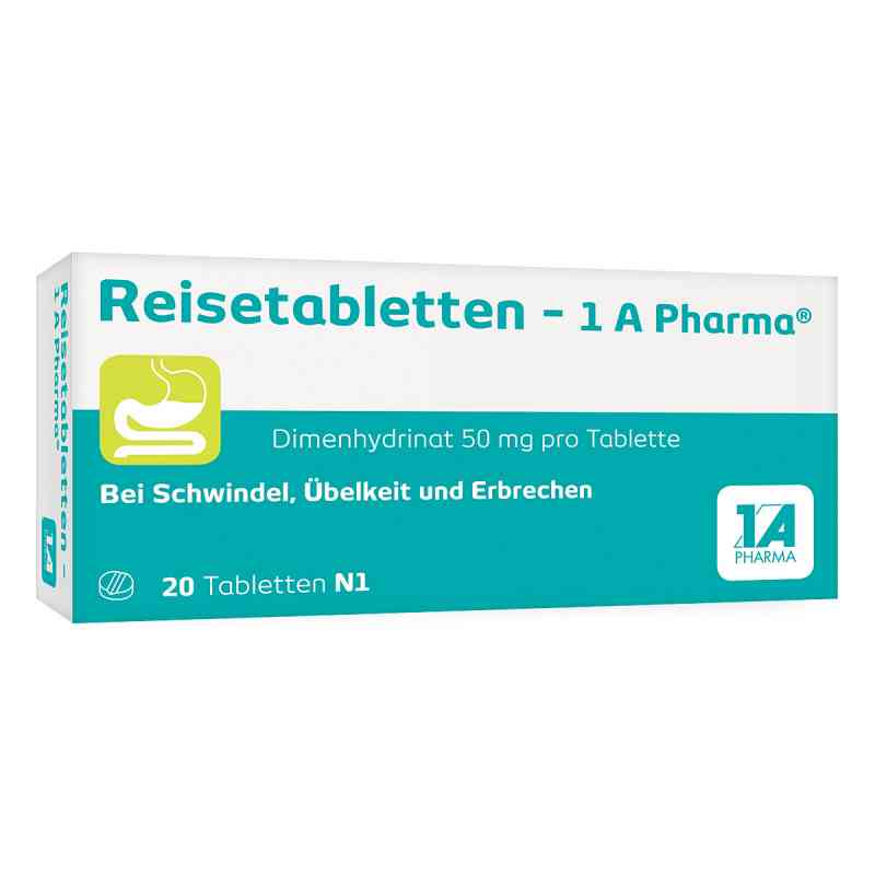 Reisetabletten 1a Pharma tabletki 20 szt. od 1 A Pharma GmbH PZN 05368650