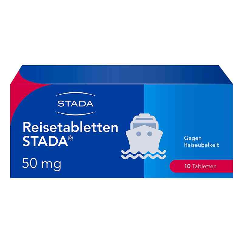 Reisetabletten Stada 10 szt. od STADA Consumer Health Deutschland GmbH PZN 00749672