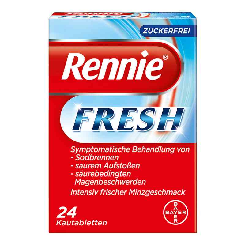 Rennie Fresh tabletki do żucia 24 szt. od Bayer Vital GmbH PZN 09543481