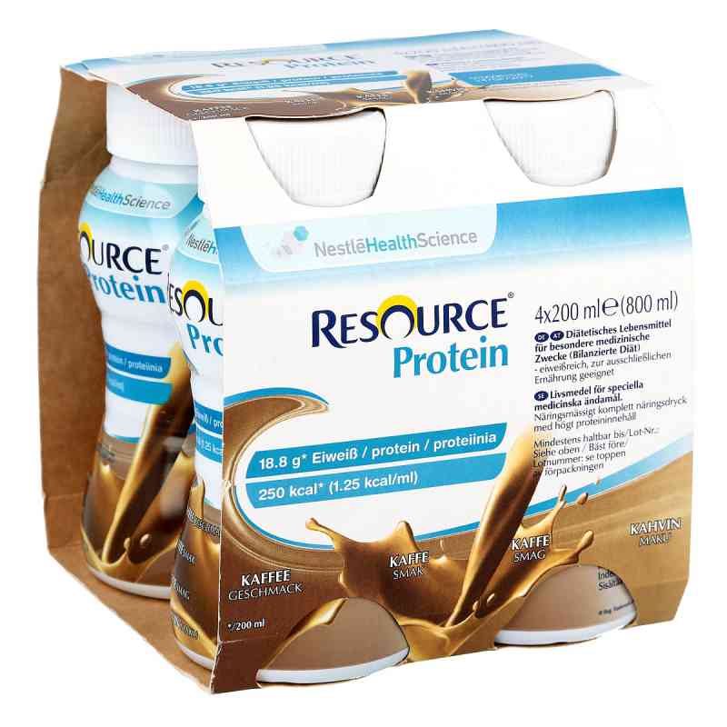 Resource Napój proteinowy o smaku kawy  4X200 ml od Nestle Health Science (Deutschla PZN 04917273
