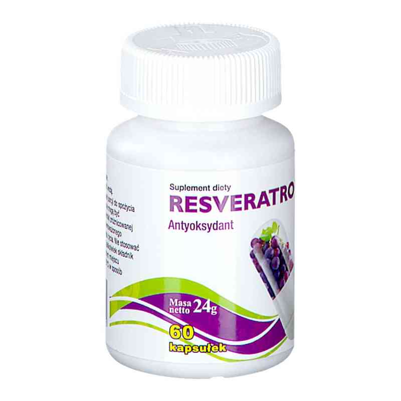 Resveratrol kapsułki Gorvita 60  od GORVITA PPHU PZN 08303387