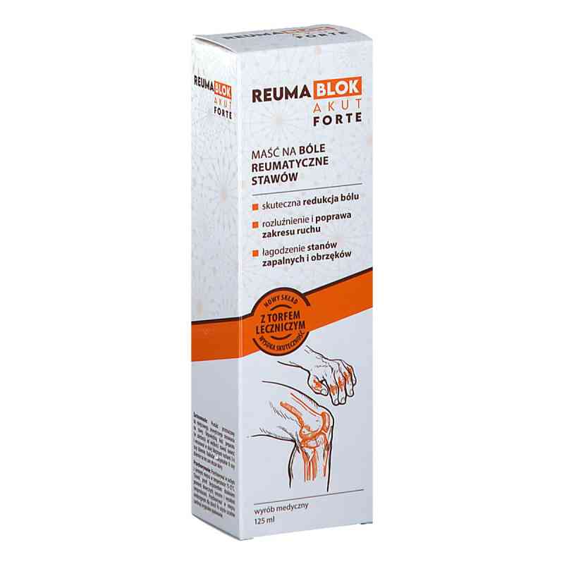 Reumablok Akut Forte maść 125 ml od SIMPLY YOU PHARMACEUTICALS A/S PZN 08304717