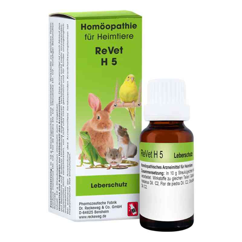 Revet H 5 veterinär Granulki 10 g od Dr.RECKEWEG & Co. GmbH PZN 03694782