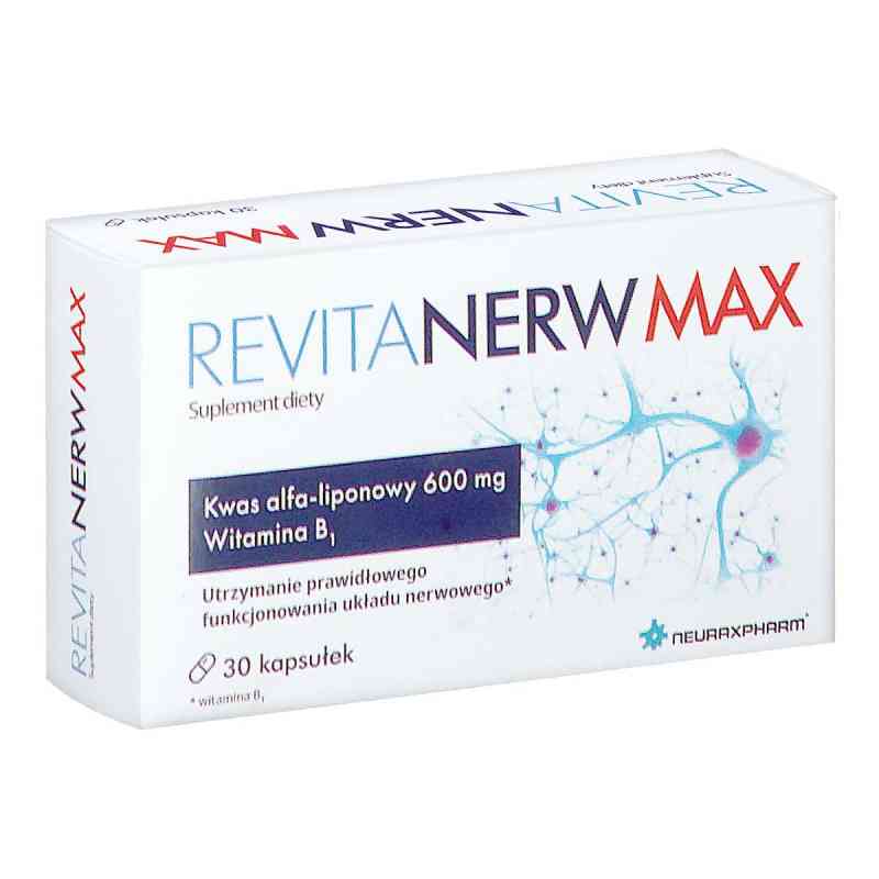 Revitanerw Max kapsułki 30  od NEURAXPHARM ARZNEIMITTEL GMBH PZN 08303115