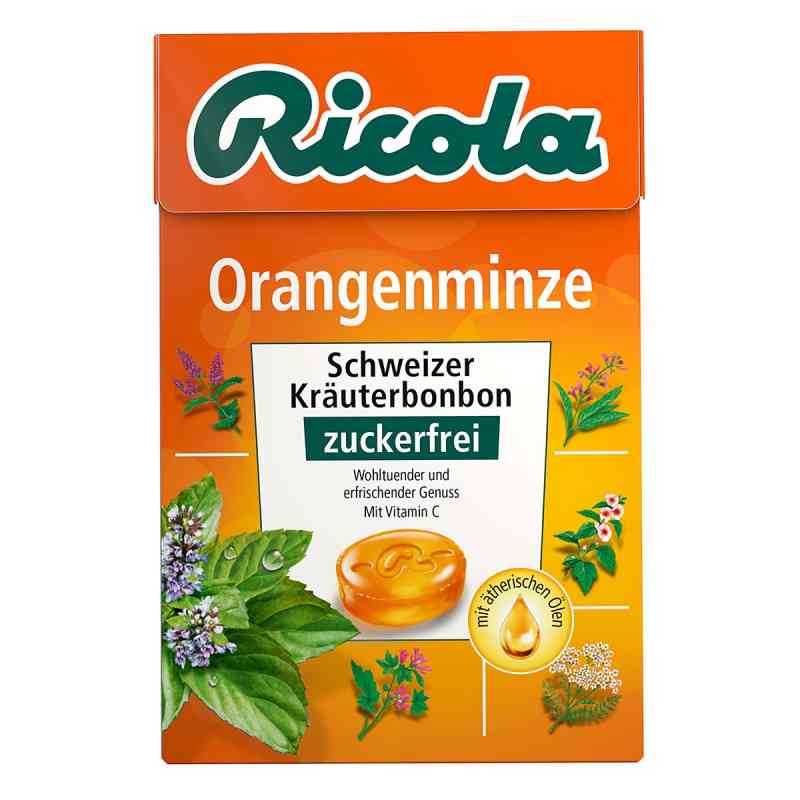 Ricola Box cukierki pomarańczowo-miętowe bez cukru 50 g od Queisser Pharma GmbH & Co. KG PZN 03912351