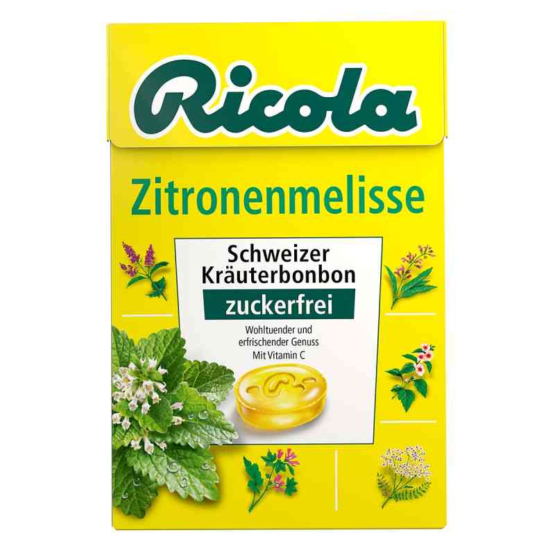 Ricola cukierki cytrynowe z melisą bez cukru - pudełko 50 g od  PZN 03648782