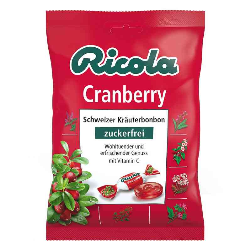 Ricola cukierki żurawinowe bez cukru 75 g od Queisser Pharma GmbH & Co. KG PZN 09702011