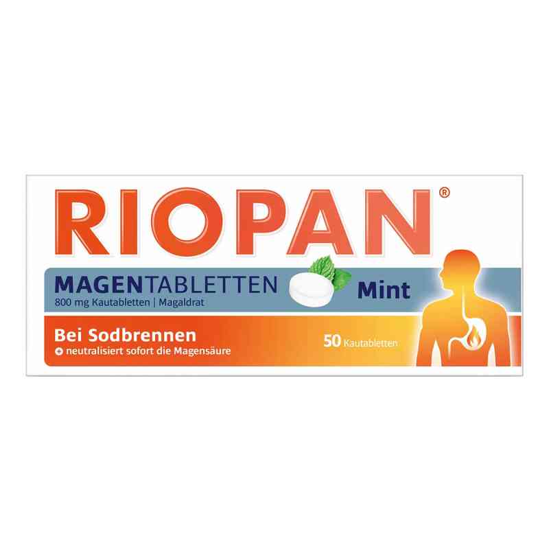 Riopan Magen Tabletten Mint 800 mg Kautabletten 50 szt. od DR. KADE Pharmazeutische Fabrik  PZN 01139668