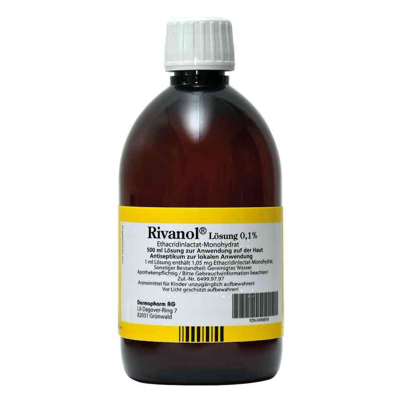Rivanol roztwór 0,1% 500 ml od DERMAPHARM AG PZN 04908593