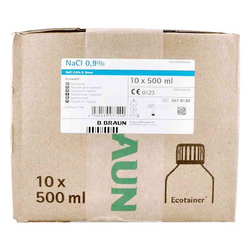 Roztwór soli 0,9% B.Braun Spuellsg.Ecotainer 10X500 ml od B. Braun Melsungen AG PZN 06063036