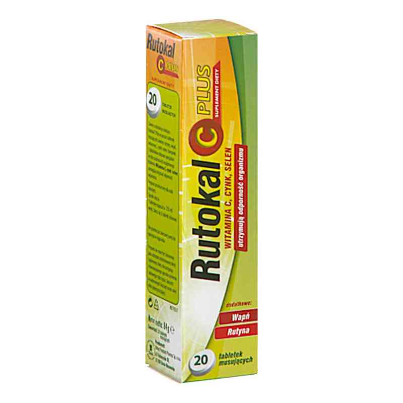 Rutokal C Plus tabletki musujące 20  od NATUR PRODUKT PHARMA SP. Z O.O. PZN 08304906