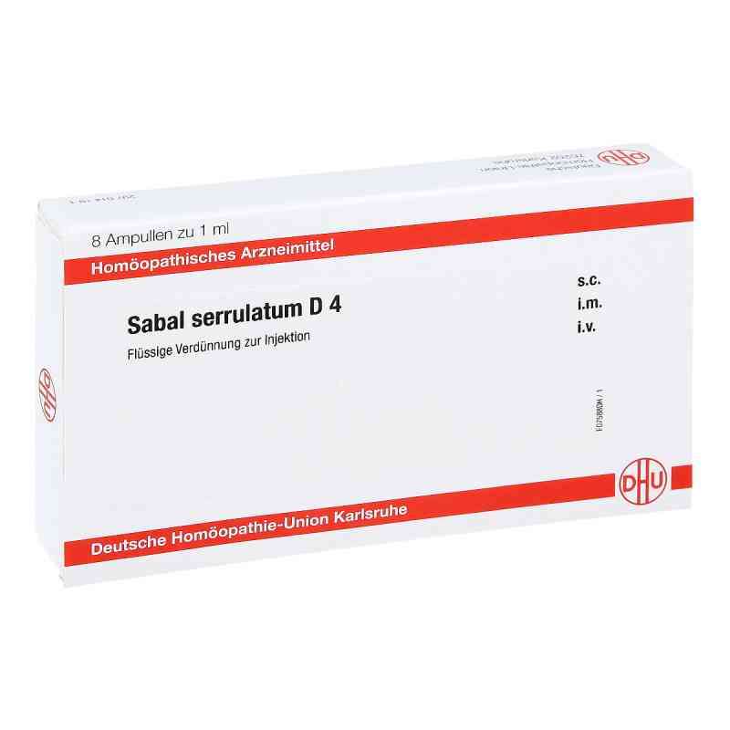 Sabal Serrulatum D 4 Ampullen 8X1 ml od DHU-Arzneimittel GmbH & Co. KG PZN 11708021