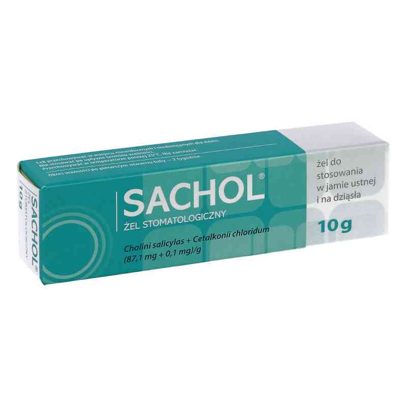 Sachol żel stomatologiczny 10 g od PRZEDSIĘBIORSTWO FARMACEUTYCZNE JELFA S.A. PZN 08300618