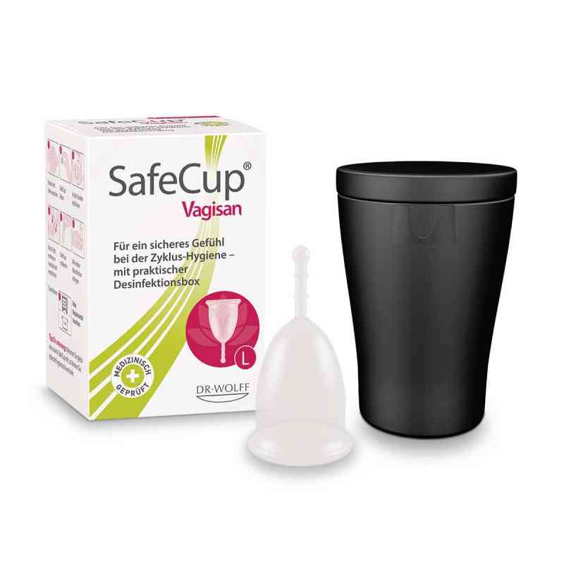 Safecup Vagisan Menstruationstasse Größe l 1 szt. od Dr. August Wolff GmbH & Co.KG Ar PZN 14331108