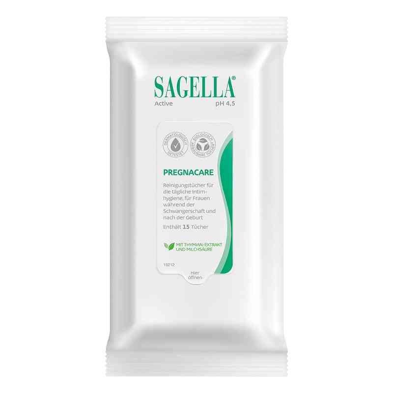 Sagella Active Pregnacare Reinigungstücher 15 szt. od Cooper Consumer Health Deutschland GmbH PZN 19818341