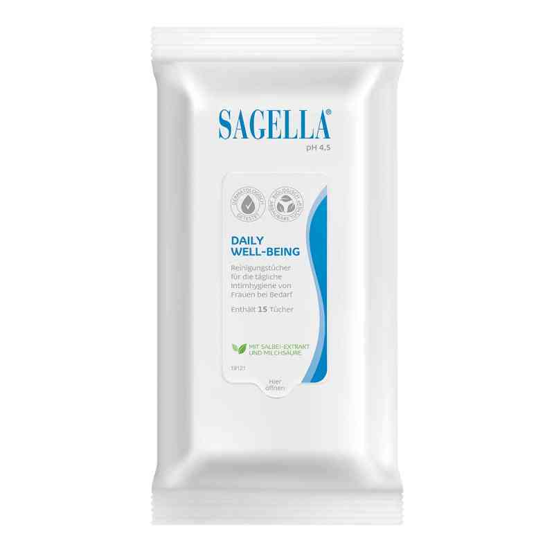 Sagella Ph 4,5 Daily Well-being Tücher 15 szt. od Cooper Consumer Health Deutschland GmbH PZN 19824382