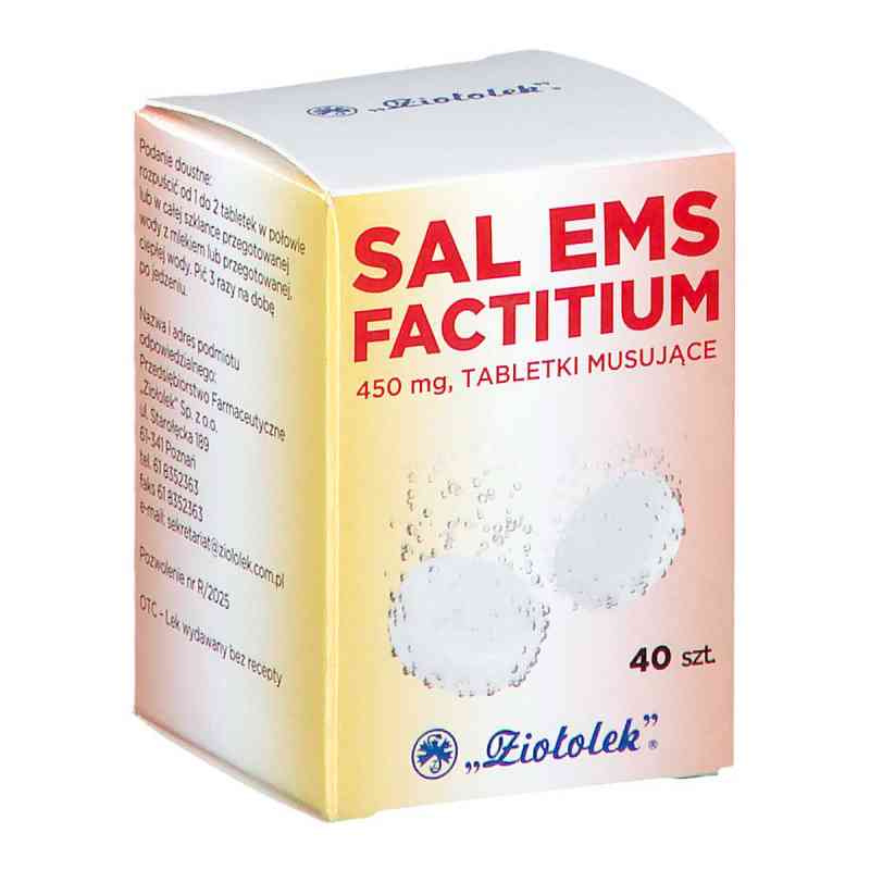 Sal Ems factitium tabletki 40  od PRZEDSIĘBIORSTWO FARMACEUTYCZNE 