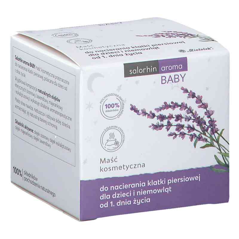 Salorhin aroma BABY do nacierania klatki piersiowej dla dzieci i 50 ml od PRZEDS. FARMACEUTYCZNE 