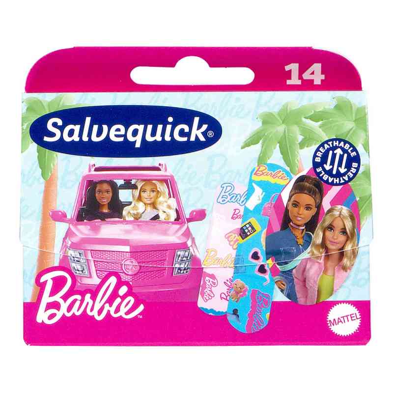 Salvequick Barbie Plastry 14  od ORKLA WOUND CARE AB PZN 08305410