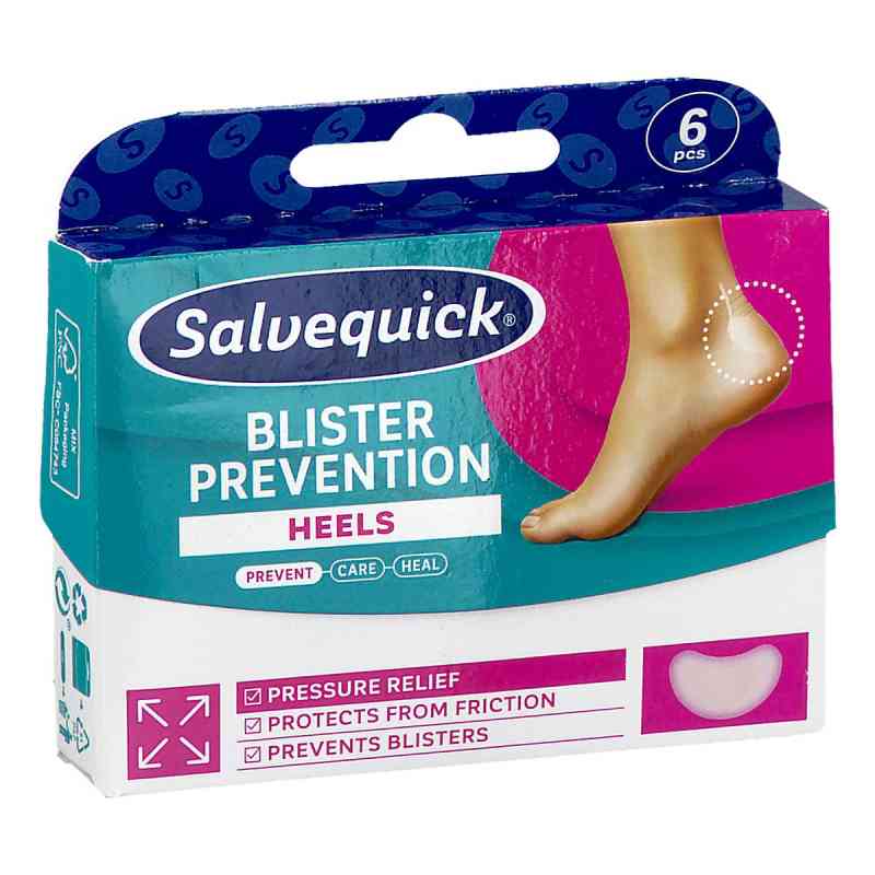 Salvequick Blister Prevention Heels Plastry pięty 6  od ORKLA WOUND CARE AB PZN 08306467